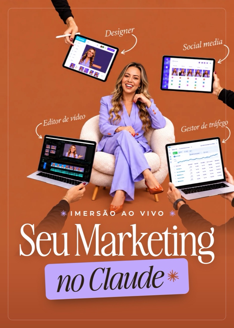 Capa da Imersão Seu Marketing no Claude
