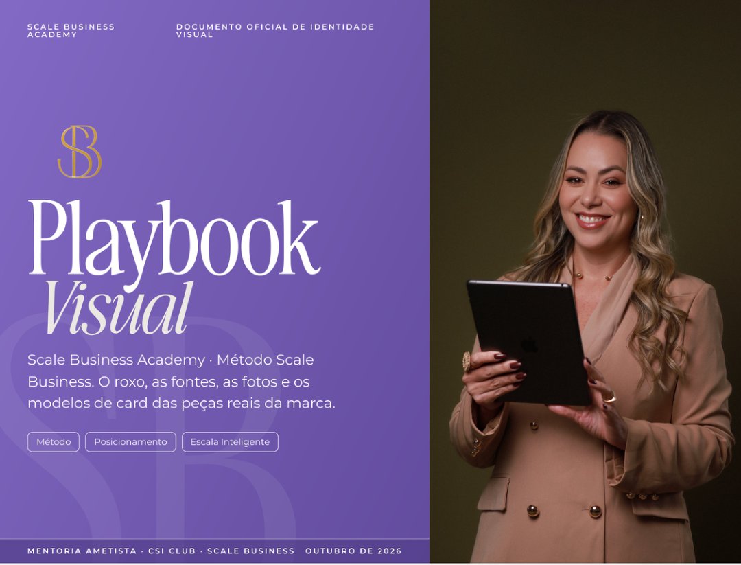 Capa do Playbook Visual da Scale Business