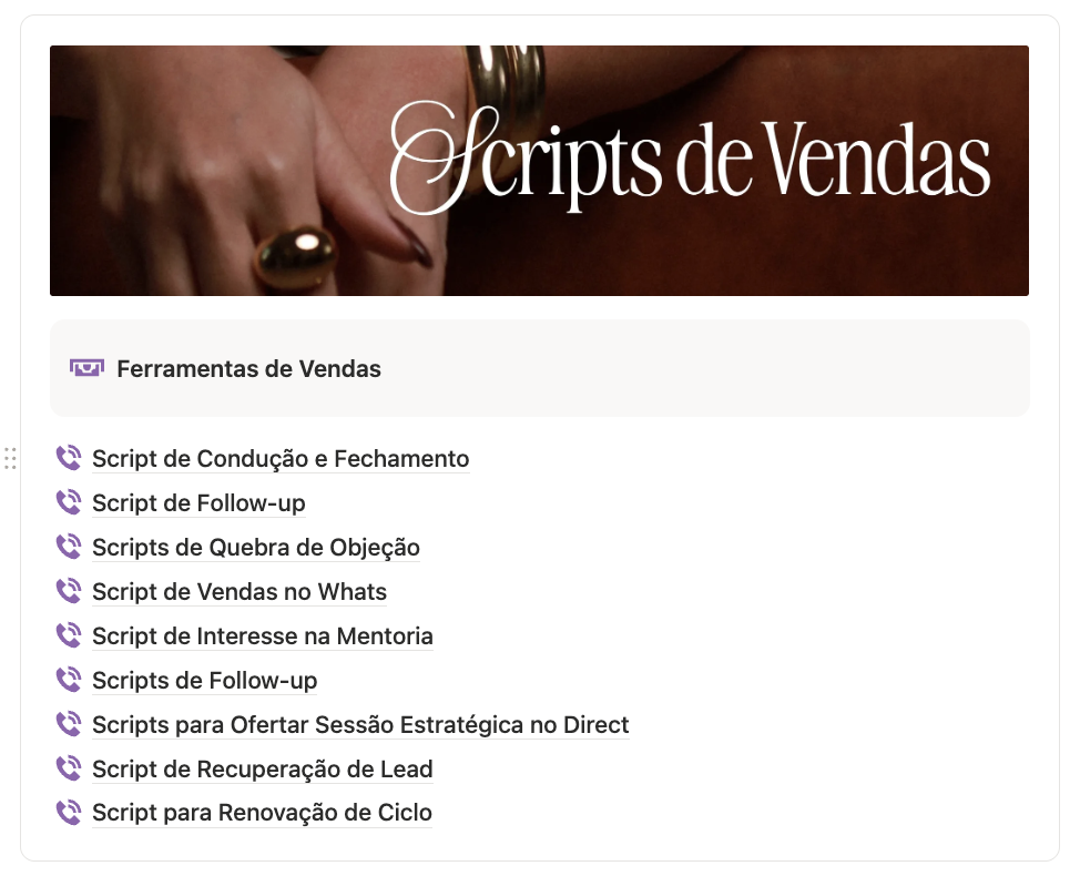 Scripts de Vendas
